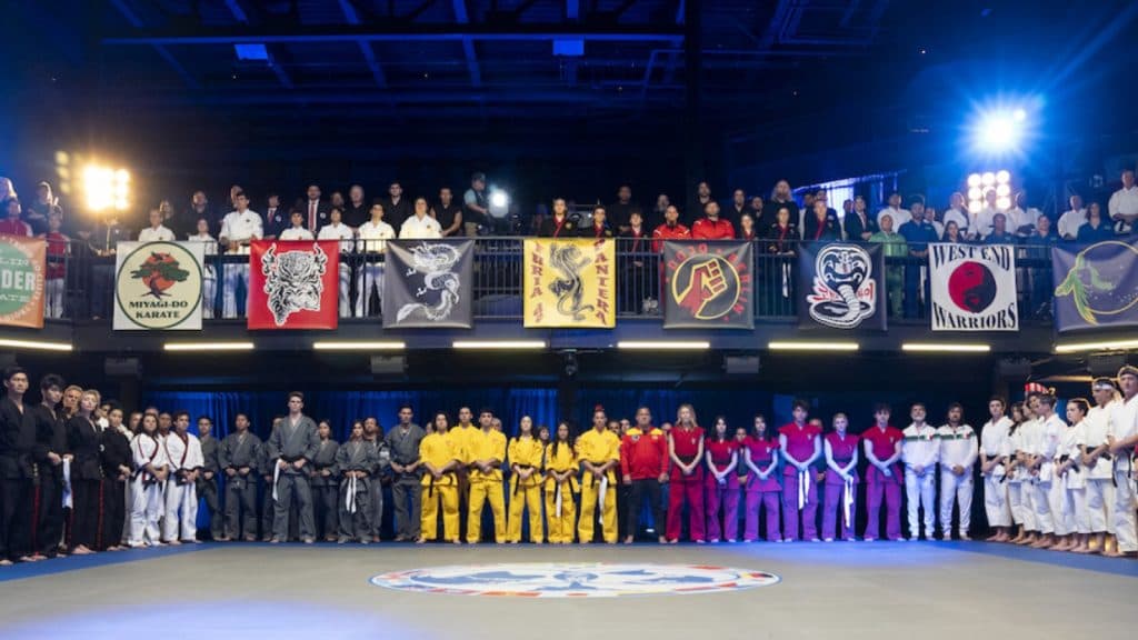 The Sekai Taikai tournament in Cobra Kai.