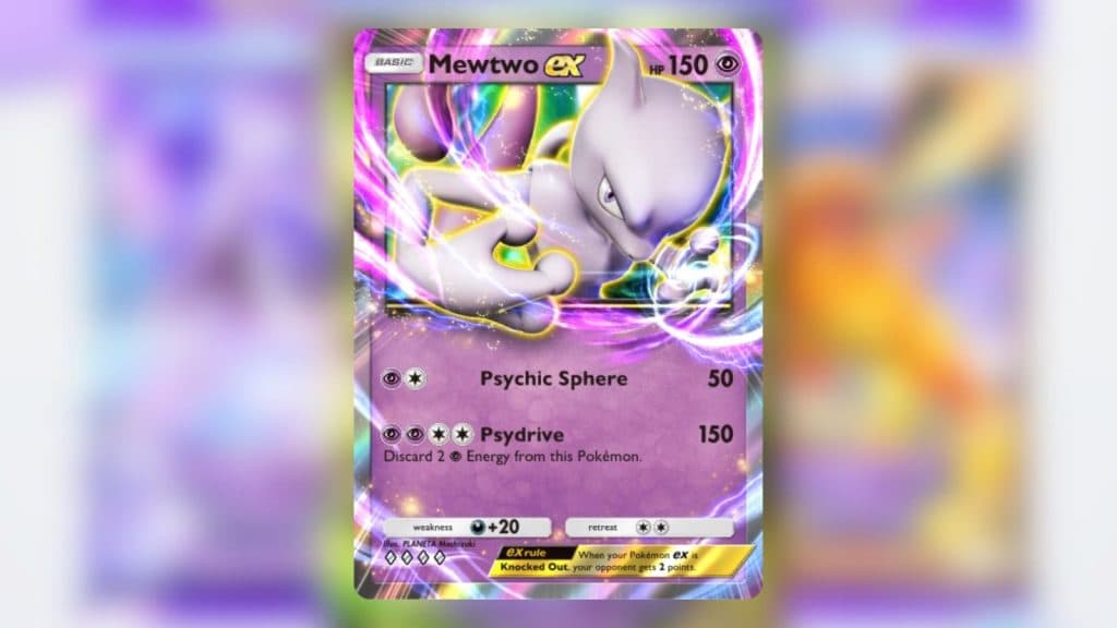 Pokemon TCG Pocket Mewtwo EX