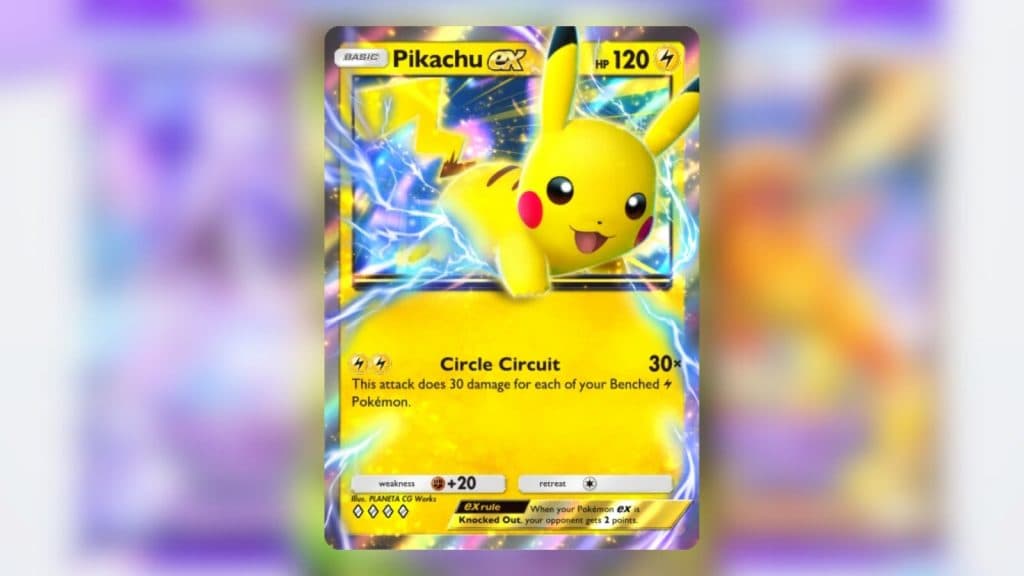 Pokemon TCG Pocket Pikachu EX