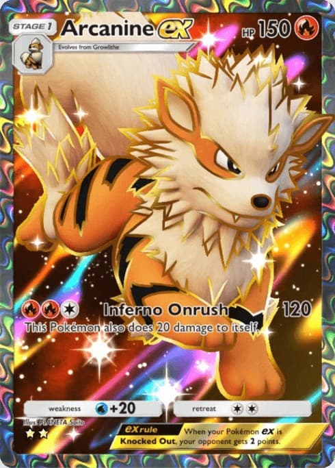 Arcanine full art Genetic Apex