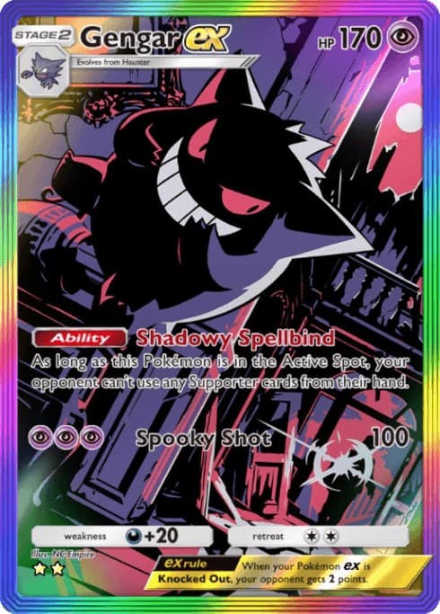 Gengar ex illustration rare Genetic Apex