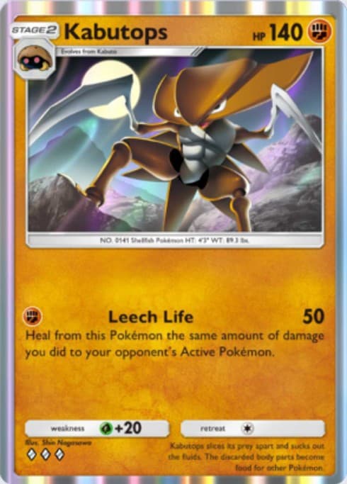 Kabutops genetic Apex