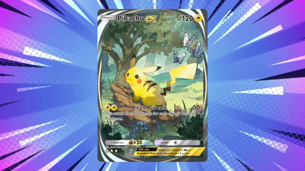 Pikachu Immersive TCG Pocket