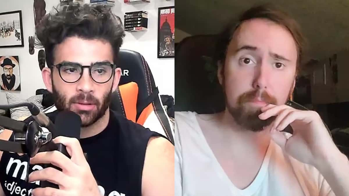 Hasan and Asmongold side by side images