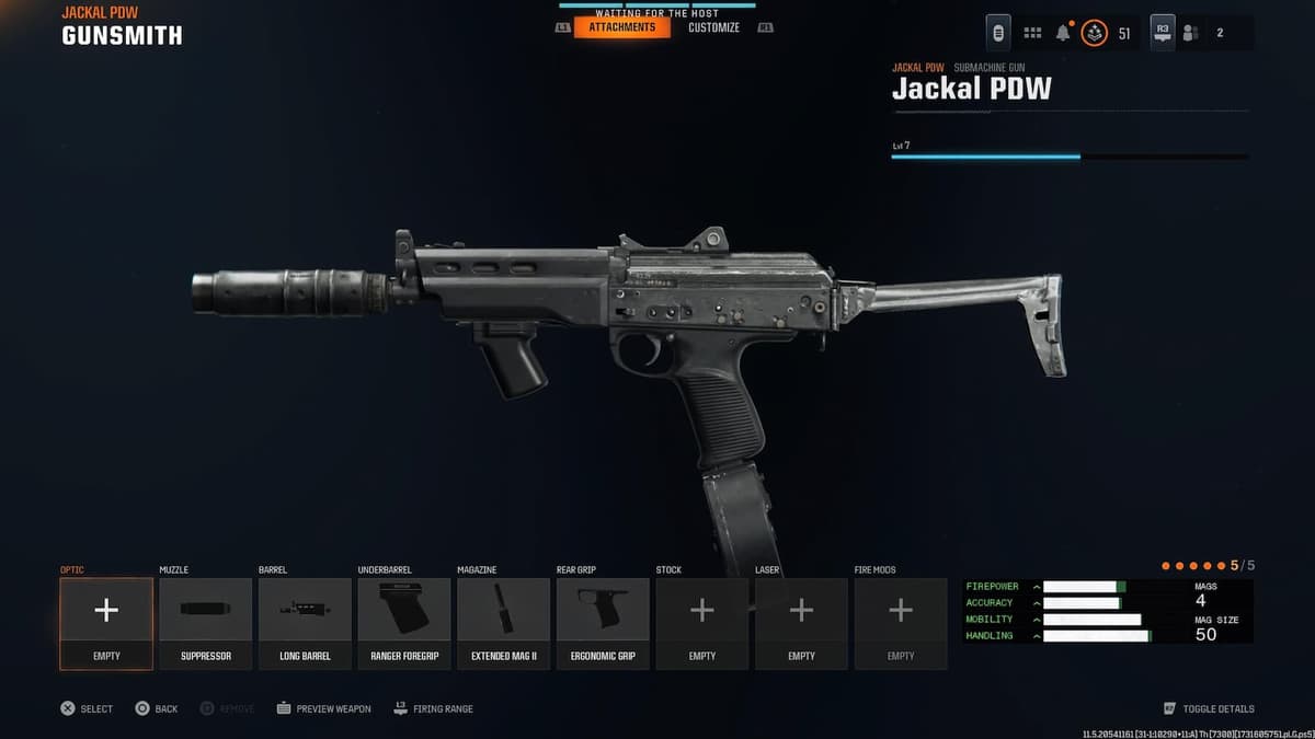 Лучшая экипировка Jackal PDW в Warzone: настройка класса, вложения, перки