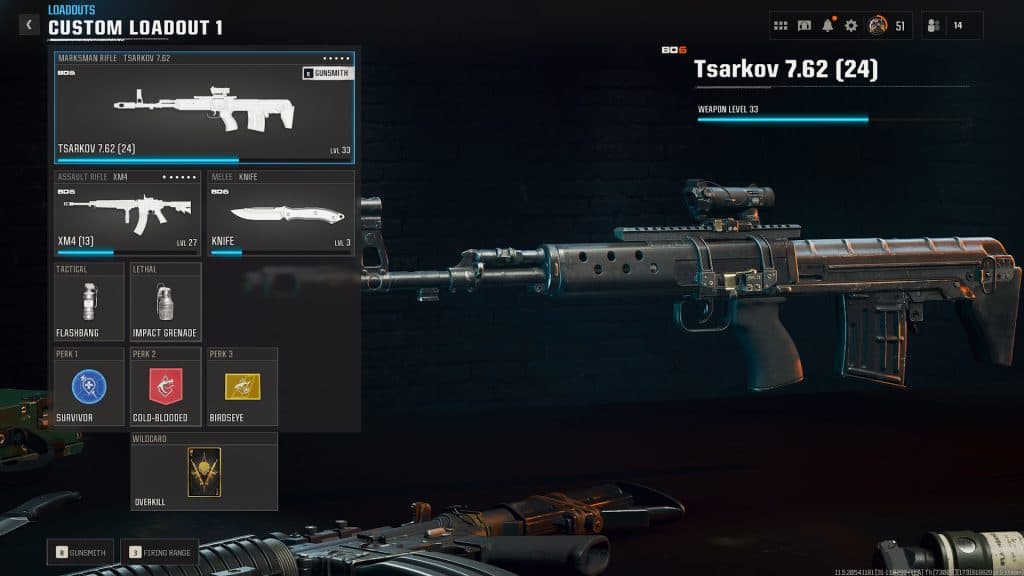 The best Tsarkov 7.62 class in Warzone, including perks and equipment.