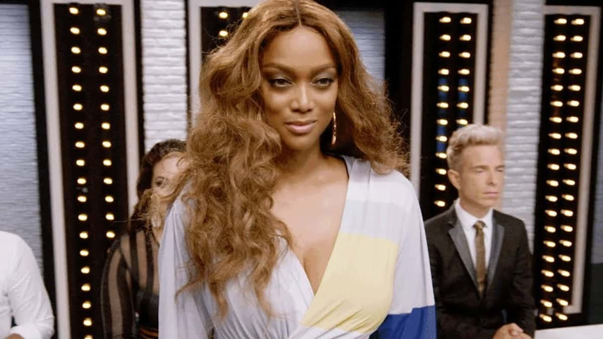 Tyra Banks hosting America's Next Top Model