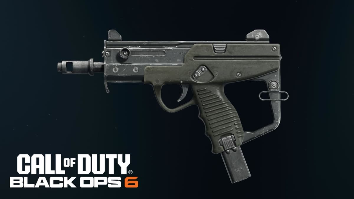 Saug SMG with Black Ops 6 logo