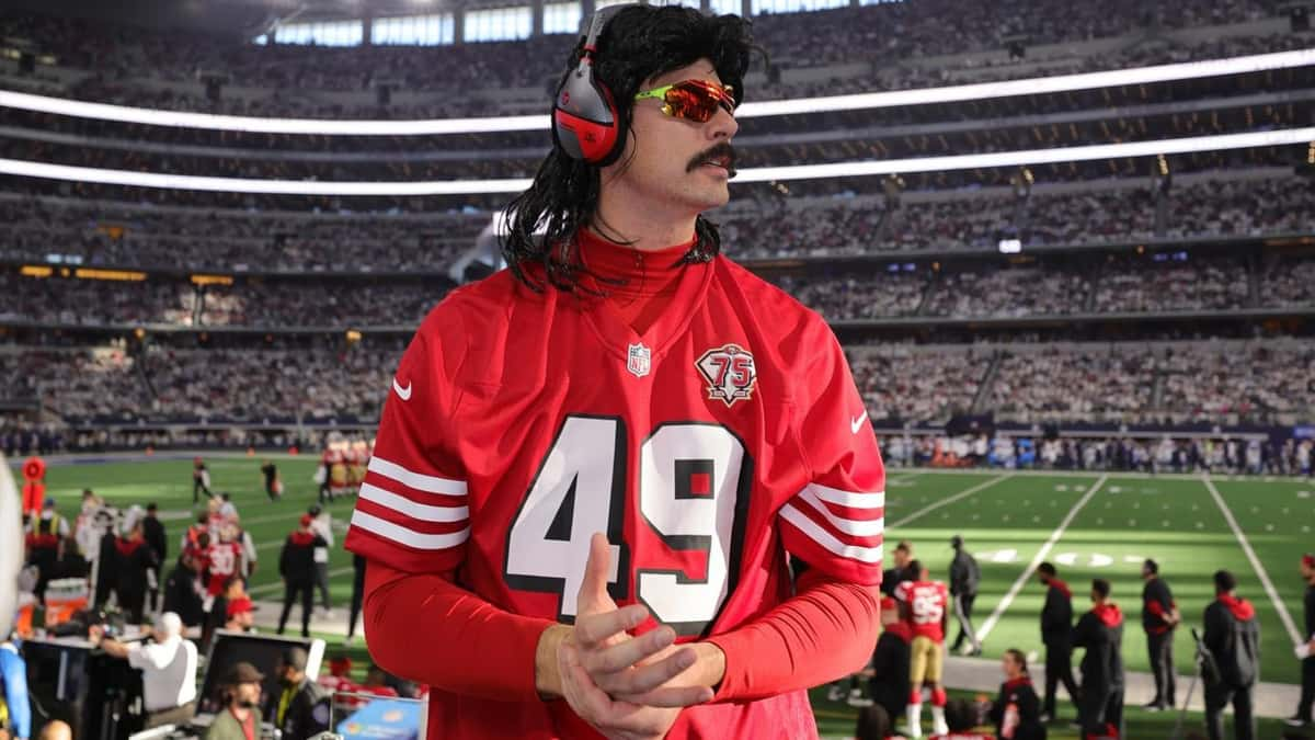 dr disrespect at 49ers game