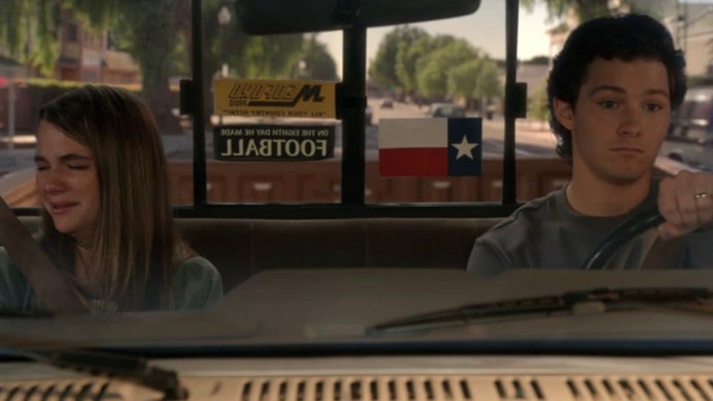 Georgie and Missy in George's truck in Georgie & Mandy's First Marriage