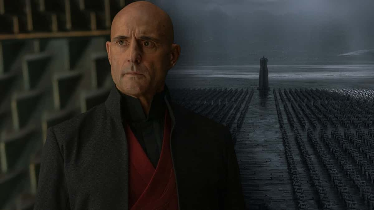 Mark Strong in Dune Prophecy and Salusa Secundus in Dune