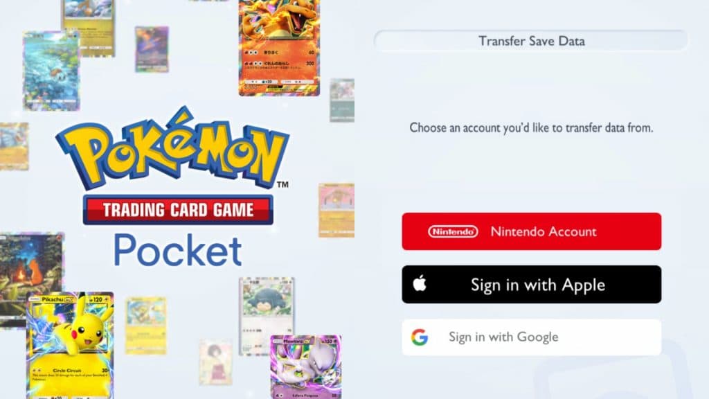 Pokemon TCG Pocket link account