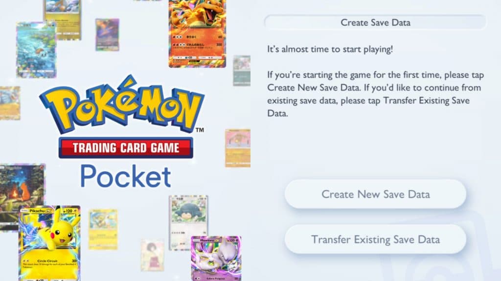 Pokemon TCG Pocket new account