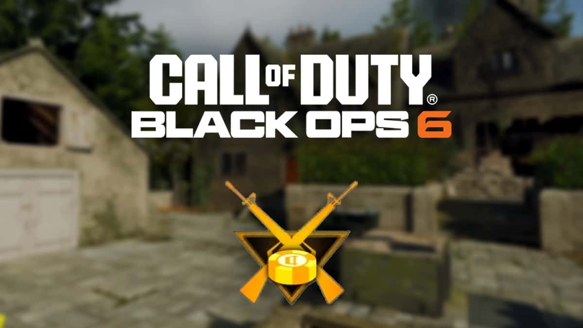 Black Ops 6 logo on blurred Payback background