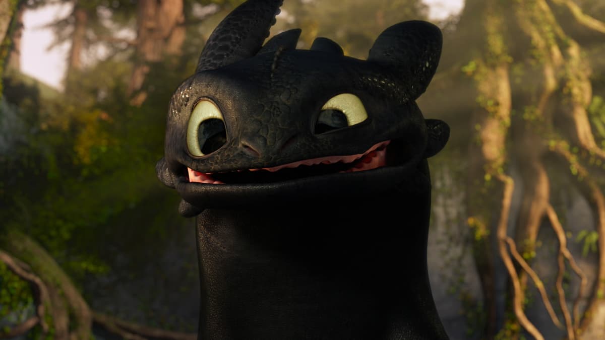 Toothless in How to Train Your Dragon