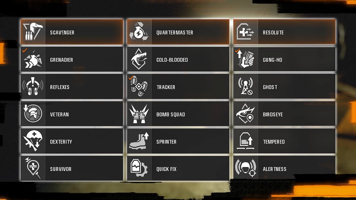 Every Perk available in Warzone Season 1