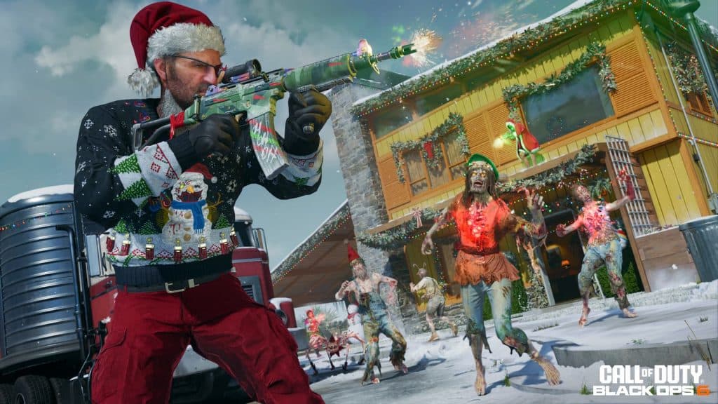 Festive version of Nuketown