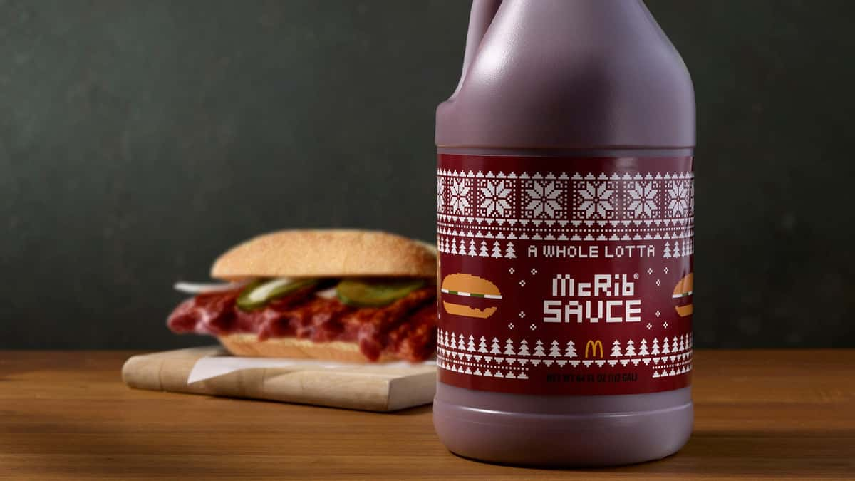 McDonald's McRib sauce half gallon