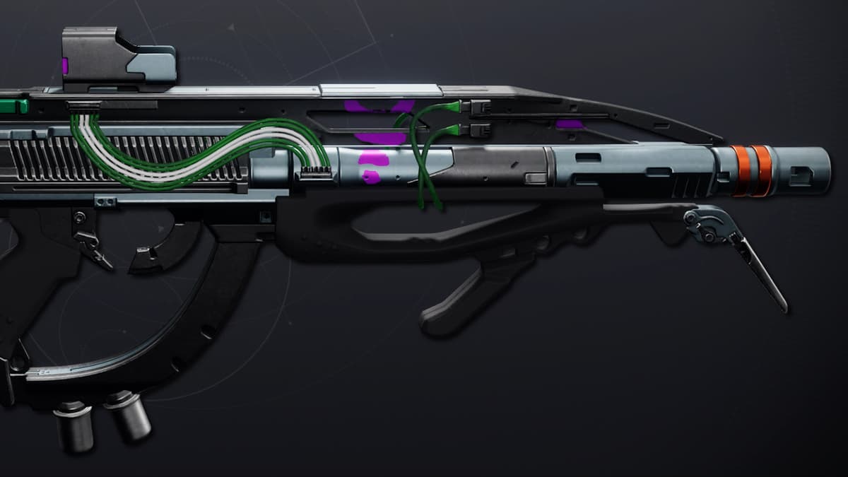 A side profile of the Gridskipper in Destiny 2.