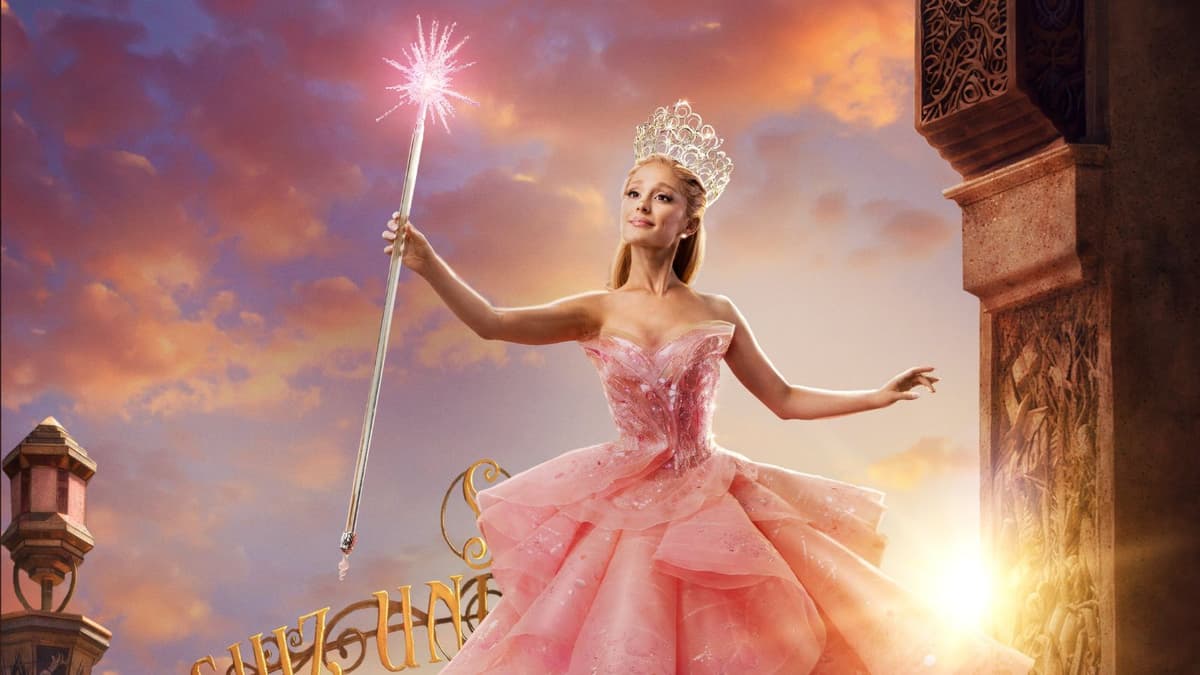 Ariana Grande as Glinda in the Wicked movie