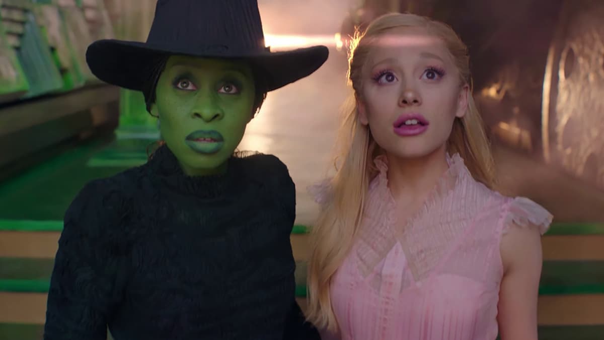 Cynthia Erivo and Ariana Grande in Wicked Part 1