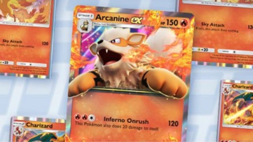 Arcanine ex card