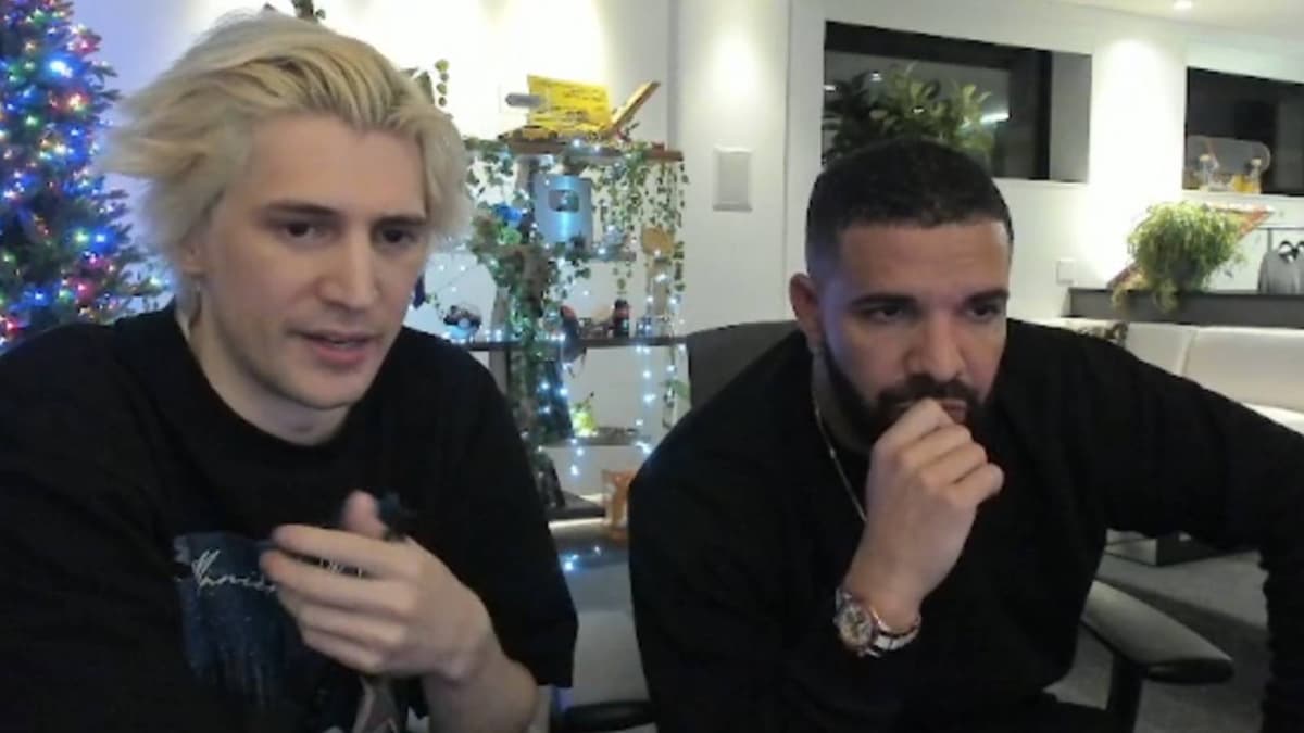 xQc and Drake streaming on Kick