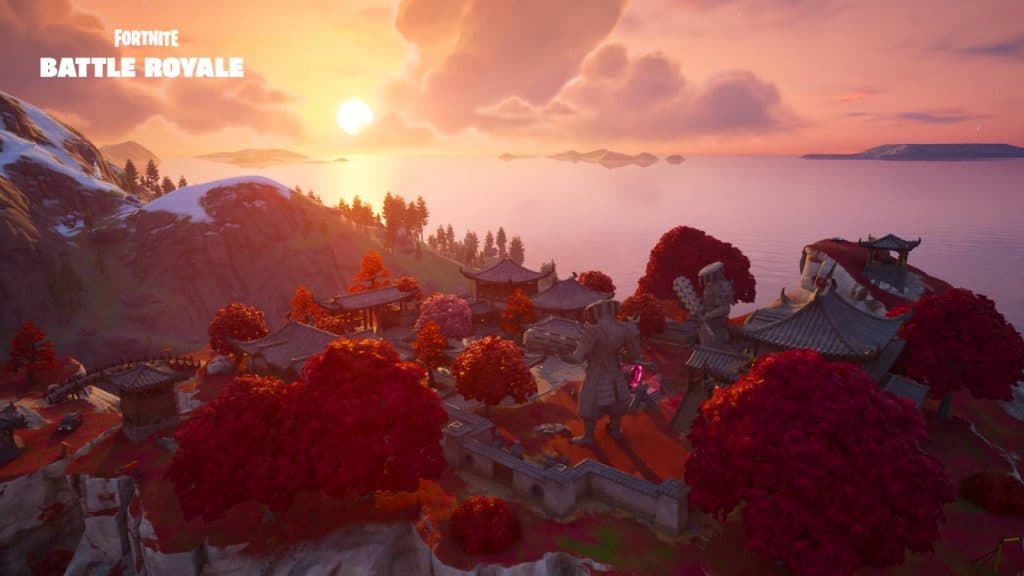 Fortnite Shogun's Soltitude POI on the Chapter 6 map.