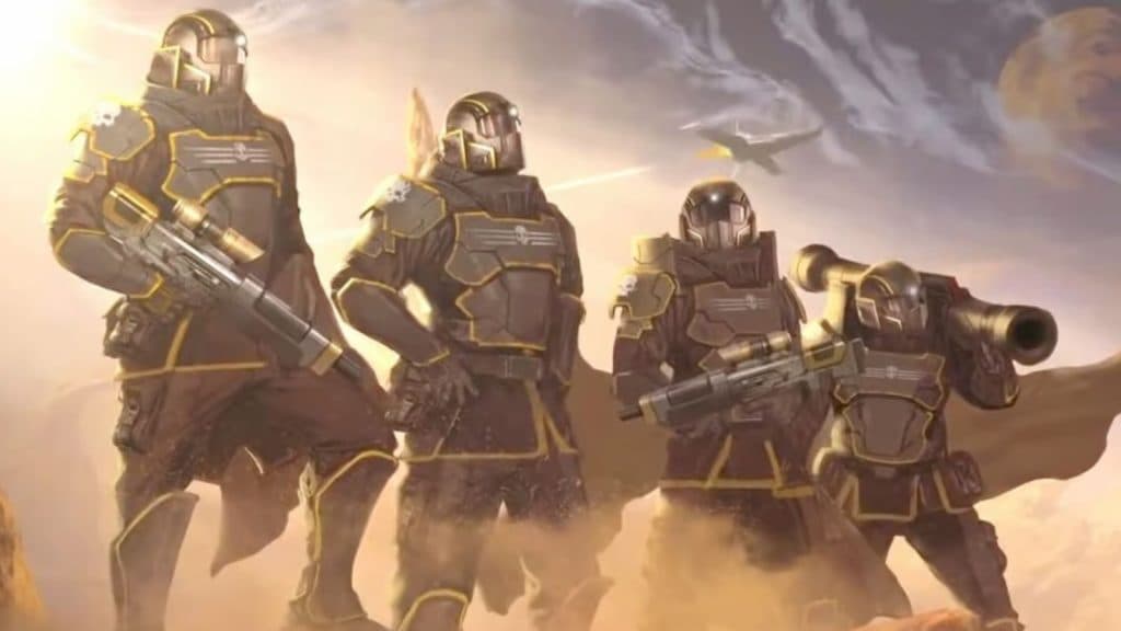 helldivers 2 soldiers