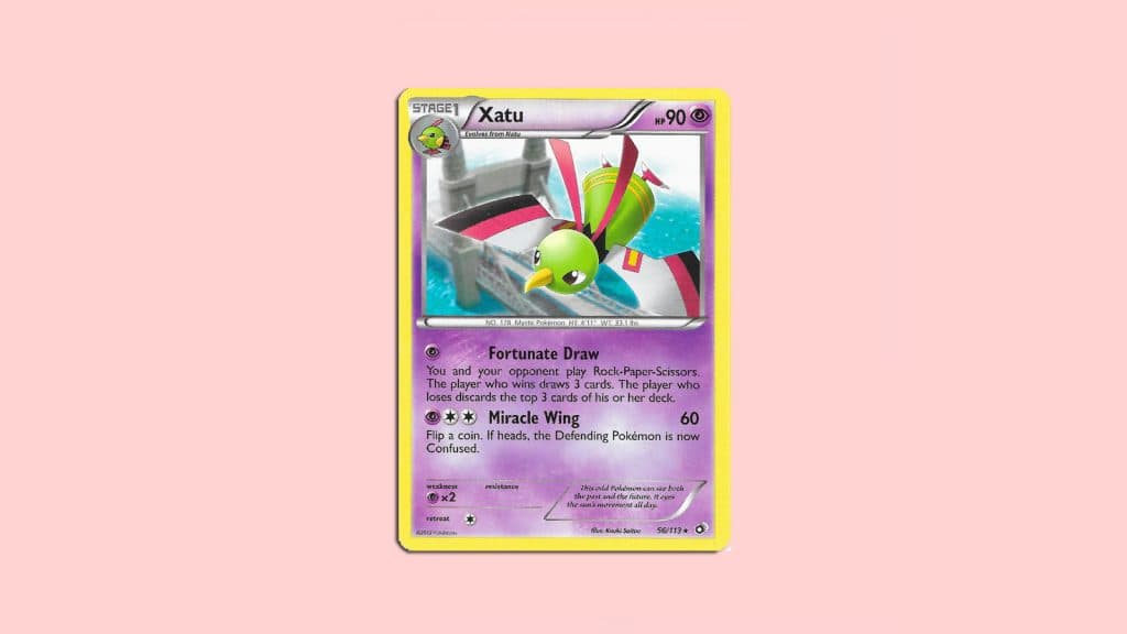 Pokemon Trading Card Game Xatu Legendary Treasures