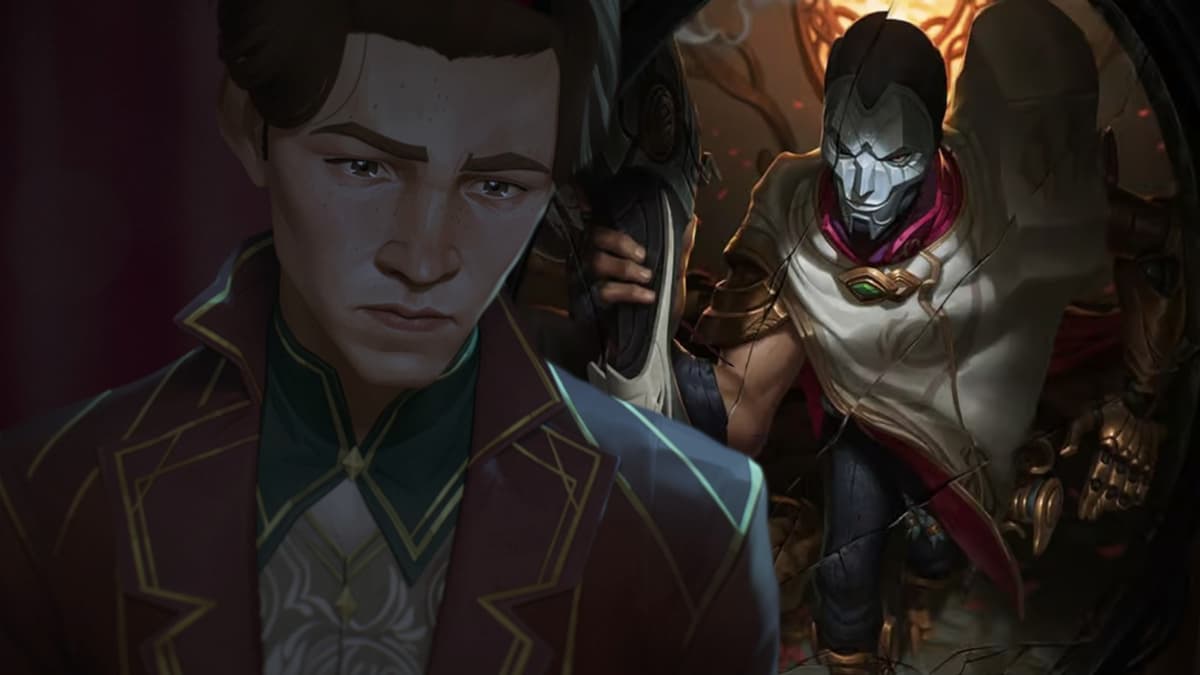 New Arcane character and Jhin in League of Legends