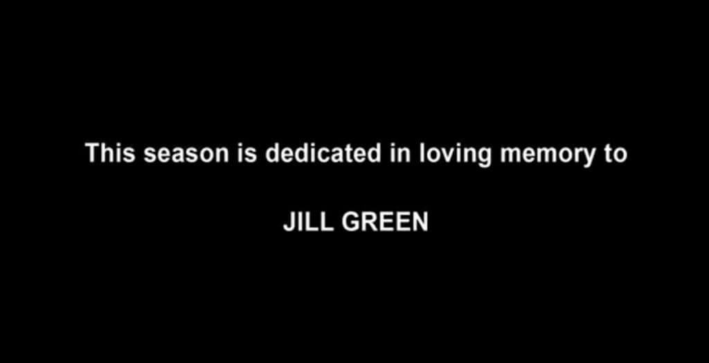 Dedication in the finale from season 3