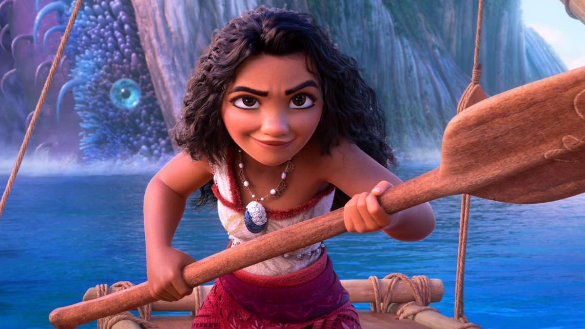 Moana 2 review: Moana holds up an oar