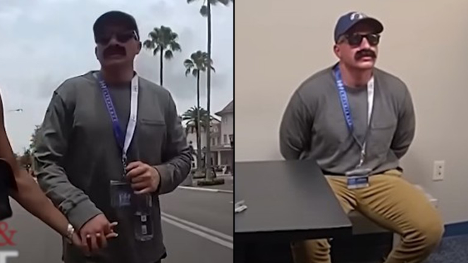 Moment Stevewilldoit arrested at Universal Studios caught on police bodycam footage