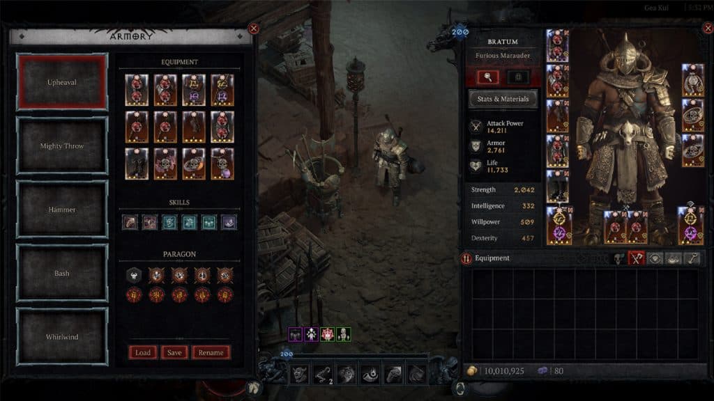 Diablo 4 armory