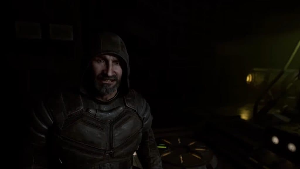 Scar, the leader of Spark, just before his ending in Stalker 2