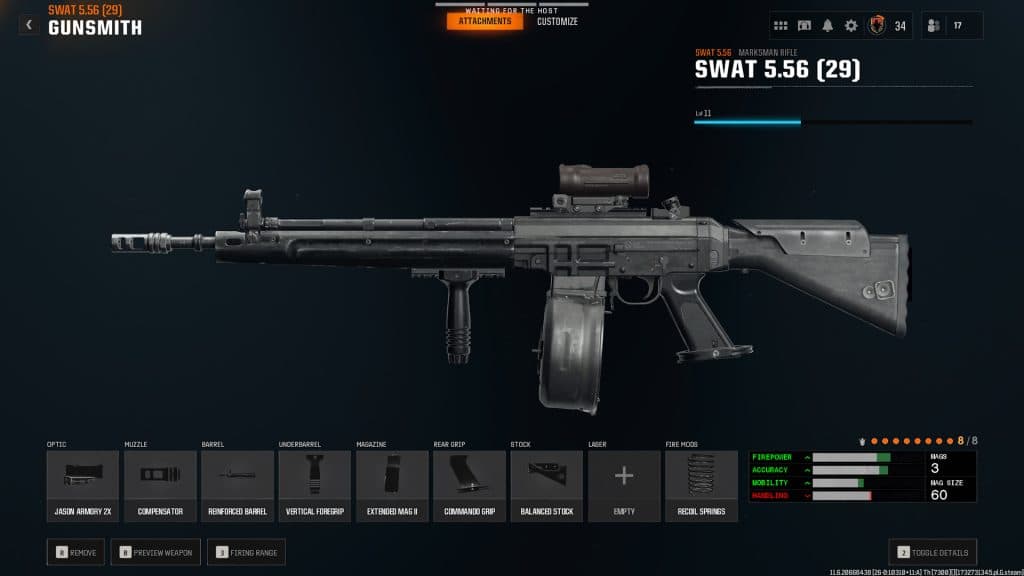 The best SWAT 5.56 loadout in Call of Duty: Warzone.