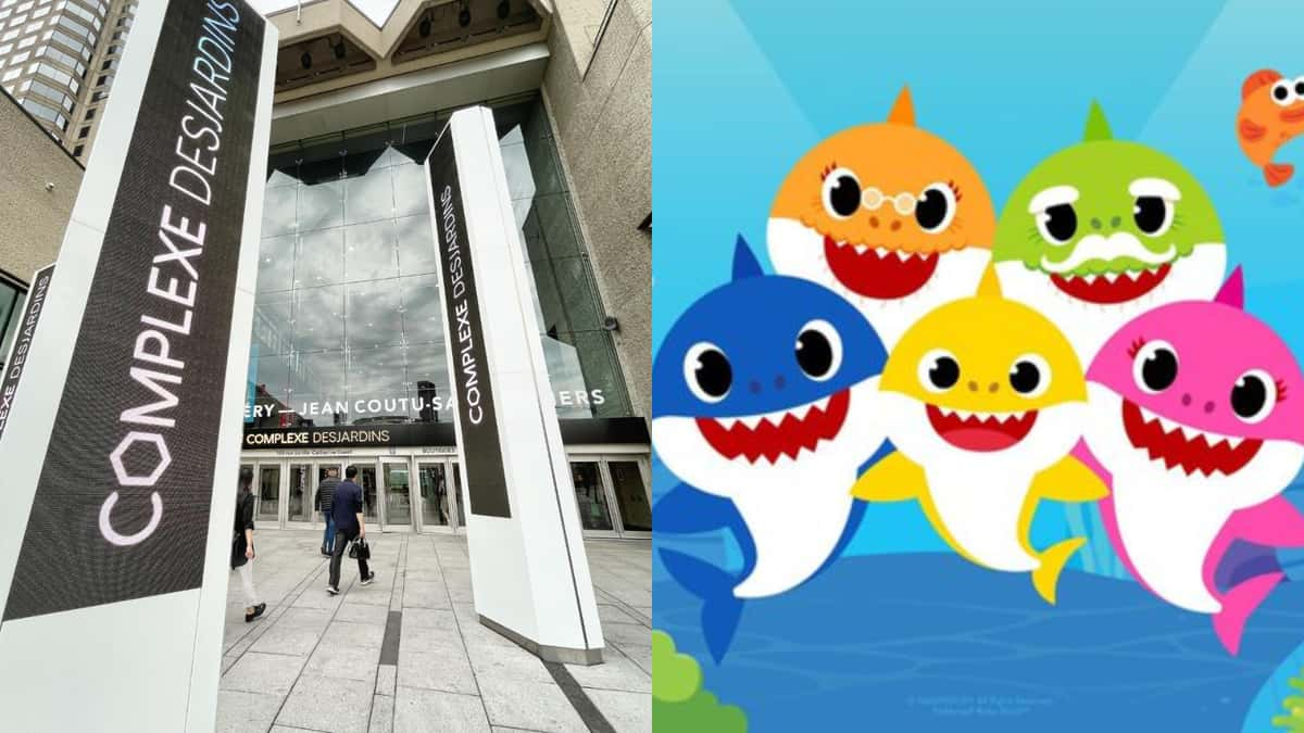 montreal mall complexe desjardins next to baby shark