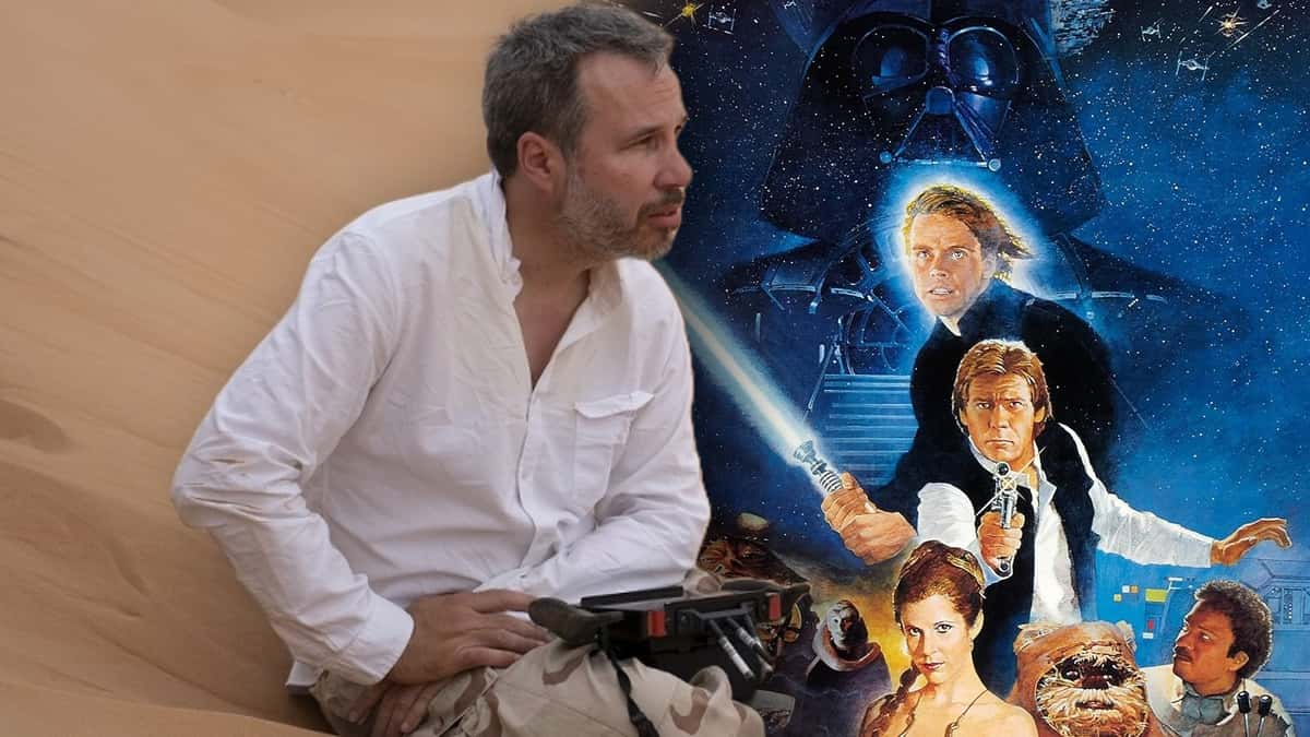 Denis Villeneuve and the poster for Return of the Jedi