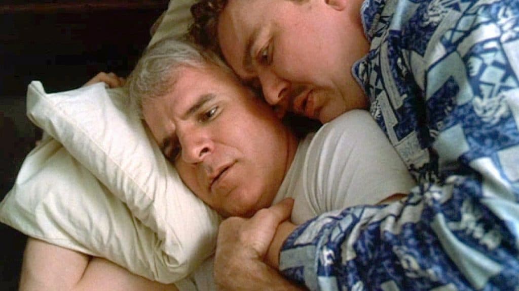 Steve Martin and John Candy in Planes, Trains & Automobiles