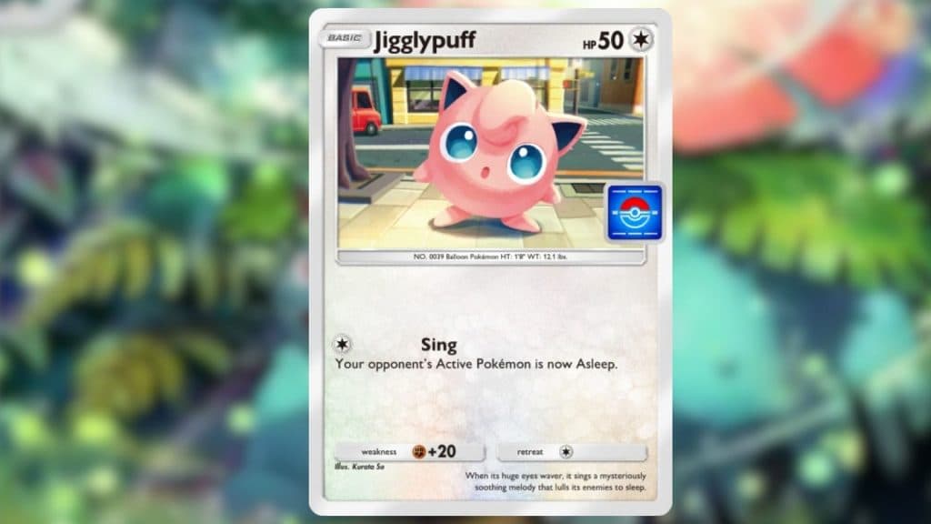 Jigglypuff Pokemon card