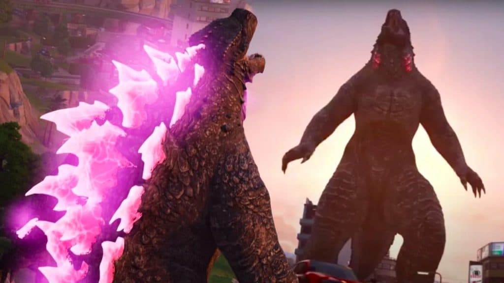 Fortnite Godzilla on the Chapter 6 Season 1 map.