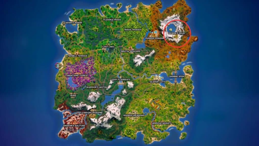 Fortnite Chapter 6 map