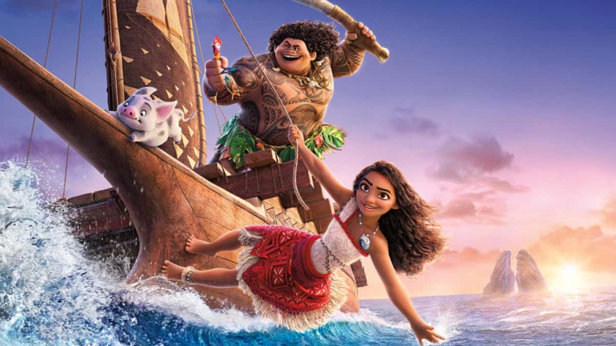 Moana and Maui in Moana 2