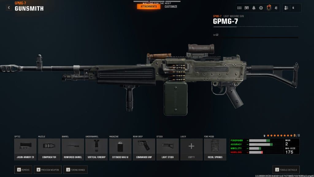 The best GPMG-7 loadout in Call of Duty Warzone.