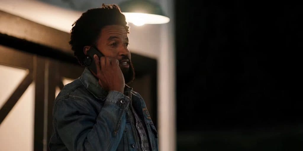 How did Colby die? Denim Richards as Colby in Yellowstone, talking on the phone