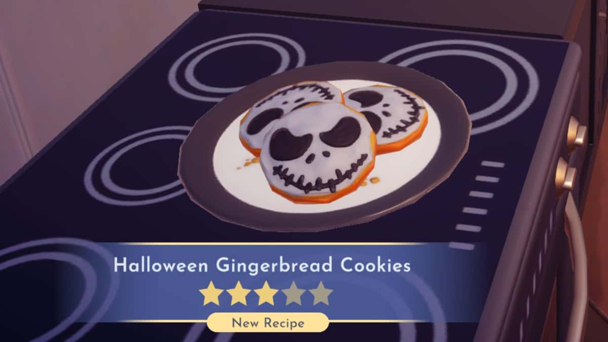 Disney Dreamlight Valley Halloween Gingerbread Cookies recipe