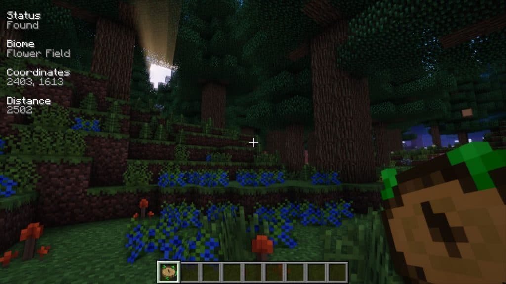 Natures Compass mod Minecraft