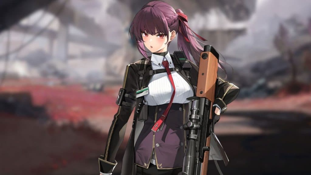 A custom image of Makiatto in Girls Frontline 2.