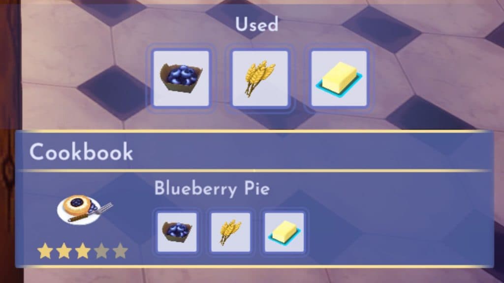 Disney Dreamlight Valley Blueberry Pie